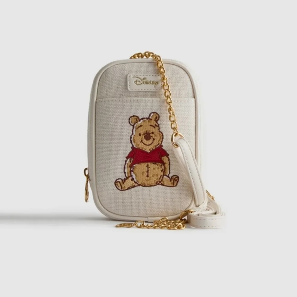 Disney’s Winnie The Pooh Canvas Phone Holder canvas Crossbody PRICE FIRM